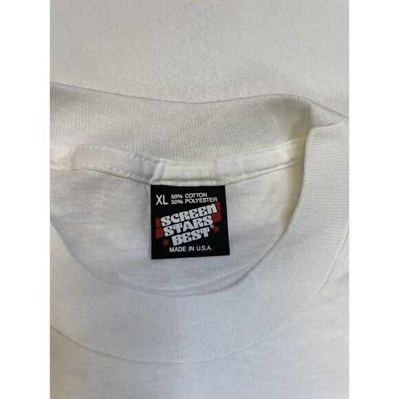 VINTAGE TV Mujer Univision Graphic T-shirt Men XL 90s Single Stitch - Picture 6 of 7